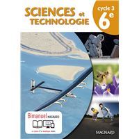 Sciences et technologie 6e (2016) - Manuel élève