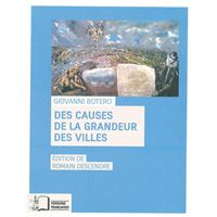 Des Causes de la Grandeur des Villes