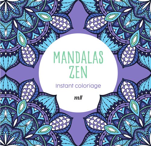 Instant coloriage - Mandalas zen 80 coloriages et 3 marque-pages -  Collectif - Merci Les Livres - broché - Livre-jeu