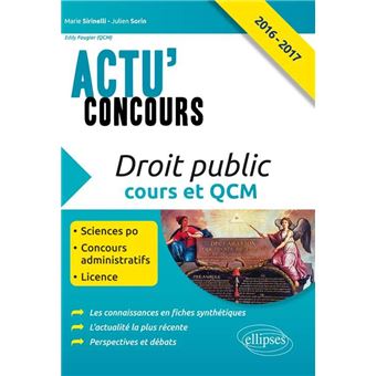 Droit public - Cours et QCM - 2016-2017 - 1