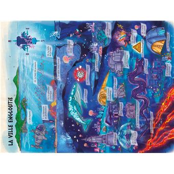 Le Trésor de l'Atlantide - avec cartes et loupe