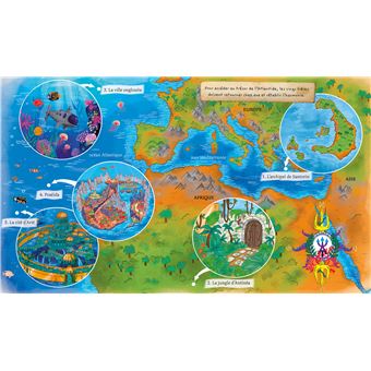 Le Trésor de l'Atlantide - avec cartes et loupe