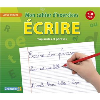 Mon cahier d'exercices ecrire (7-8 a.) ce1 et ce2 primaire - 1