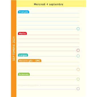 Agenda DYS primaire - 2025-2026