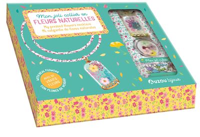 Mon joli collier fleurs naturelles NED - - Cristina Do Carmo - Auzou Philippe Eds - Jeux livres objets