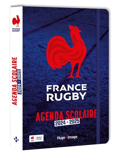 Agenda scolaire officiel XV de France 2024-2025 - broché - FFR