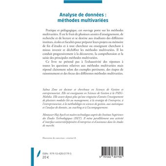 Analyse des données : méthodes multivariées