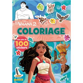 Vaiana - Disney Vaiana 2 - Coloriage avec plus de 100 stickers - 1