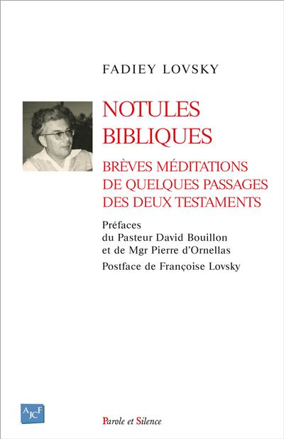 Notules bibliques - Fadiey Lovsky - broché