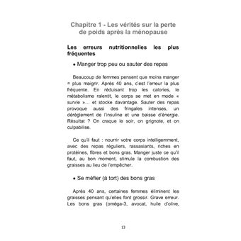 Perdre du poids après la ménopause