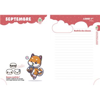 Mon agenda créatif Kawaii 2025-2026