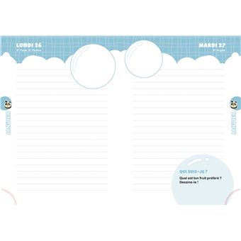 Mon agenda créatif Kawaii 2025-2026