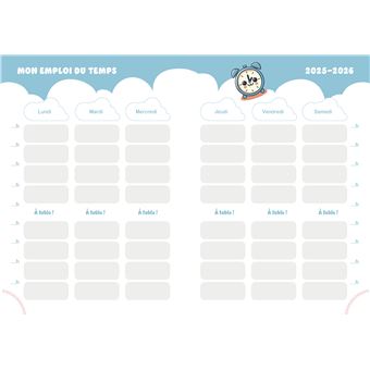 Mon agenda créatif Kawaii 2025-2026