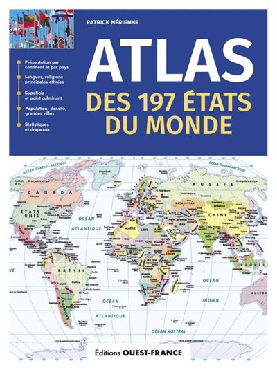 Atlas des 197 Etats du monde - Patrick Mérienne - broché
