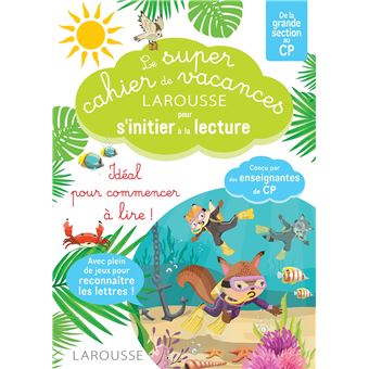 Le Super cahier de vacances En route vers la lecture avec les Loulous Grande section-CP - 1