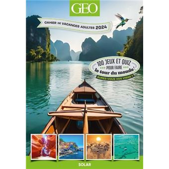 Cahier de vacances GEO 2024