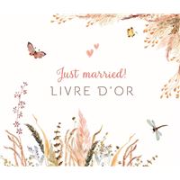 Just married ! Livre d'or (style boho)