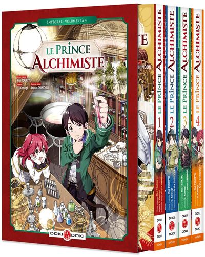 Le Prince alchimiste - Coffret vol. 01 à 04 - S. Kosugi - Bamboo Eds - Coffret - Manga