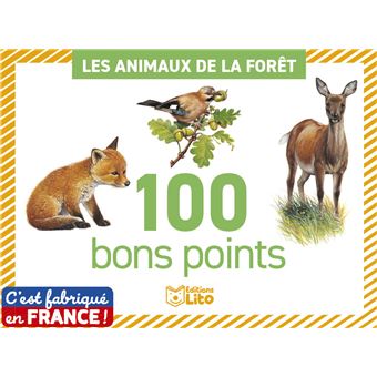 100 bons points animaux foret - 1