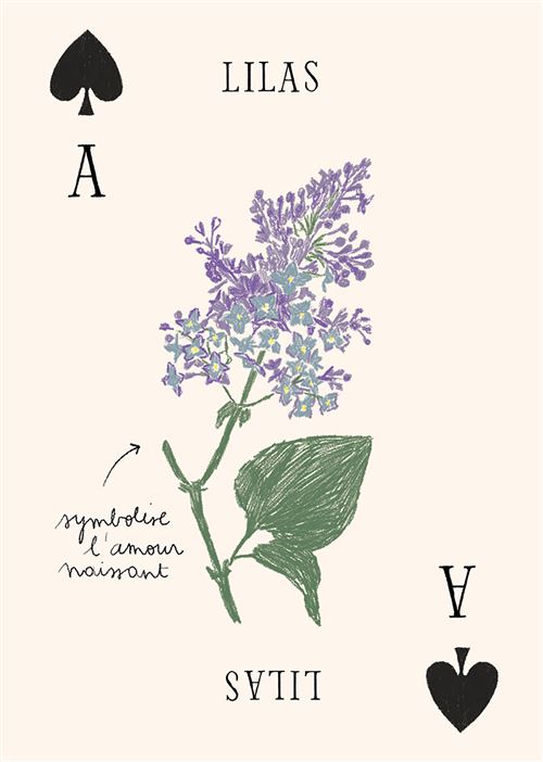 Jeu De 52 Cartes à Jouer, Thème Floral - Édition Française Pour Adultes - Neuf Sous Emballage