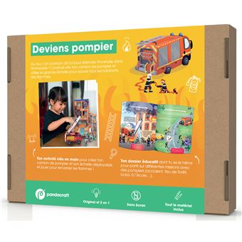 Deviens pompier - Kit Pandacraft 3-7 ans