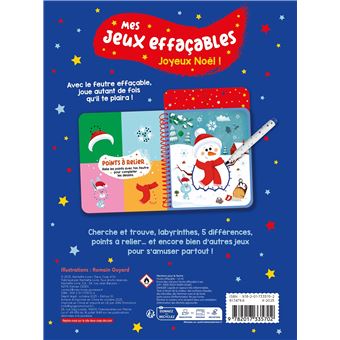 Mes jeux effaçables - Joyeux Noel !