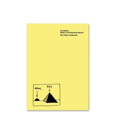 Grundkurs: What is Architecture About? - Pier Paolo Tamburelli - broché