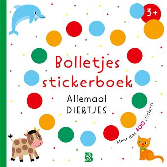 Bolletjesstickerboek - Bolletjesstickerboek: Allemaal diertjes! - 1