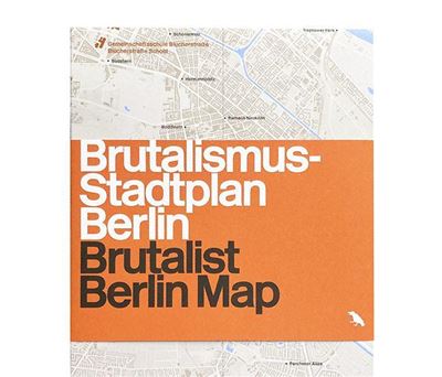 Brutalist berlin map