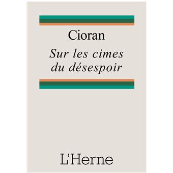 Sur les cimes du desespoir - 1