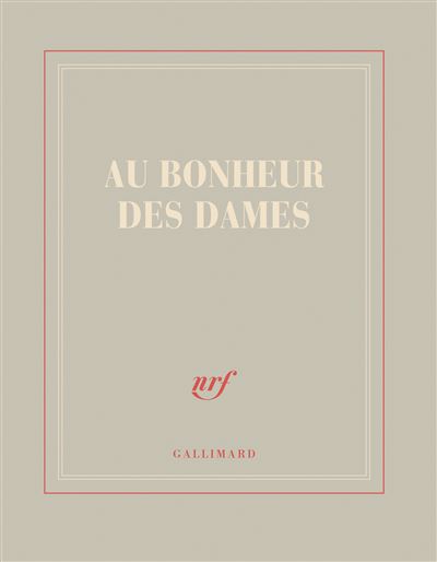 Carnet carré Au Bonheur des Dames (papeterie)