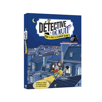 Détective de nuit - Qui a volé le diamant blanc ? - avec lampe magique