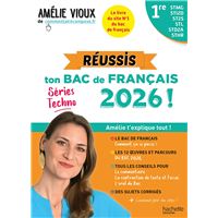 Réussis ton Bac de français 2026 avec Amélie Vioux  - 1res STMG - STI2D - ST2S - STL - STD2A - STHR