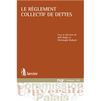 Le règlement collectif de dettes