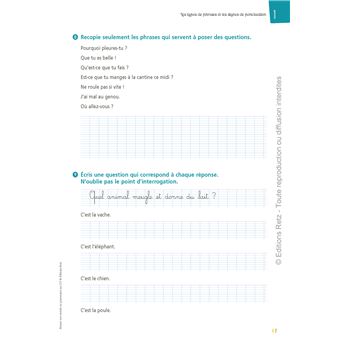 Réussir son entrée en grammaire CE1 cahier de l'élève- Programmes 2025