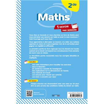 Maths - Seconde