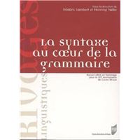 Syntaxe au coeur de la grammaire