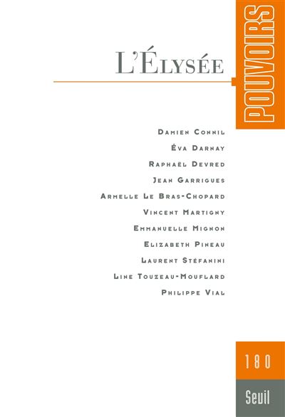 Pouvoirs, n°180. L'Elysée - Collectif - Seuil - broché - Revue