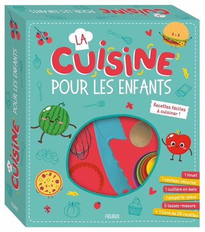 La cuisine pour les enfants (coffret) - 1 livre + accessoire