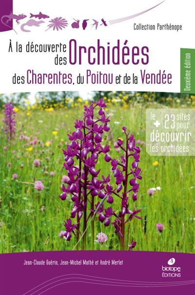 A la découverte des Orchidées de Poitou Charentes et de Vendée - 2eme edition - Jean-Claude Guérin - Biotope Eds - broché - Beau livre - Biotope Eds