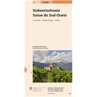 Carte nationale suisse n  3 suisse sud-ouest
