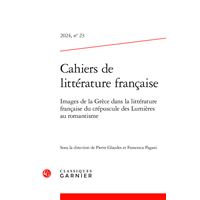 Cahiers de littérature française