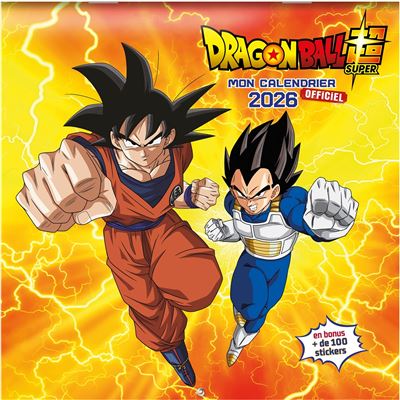 Mon calendrier officiel - Dragon Ball Super 2026 (de sept. 2