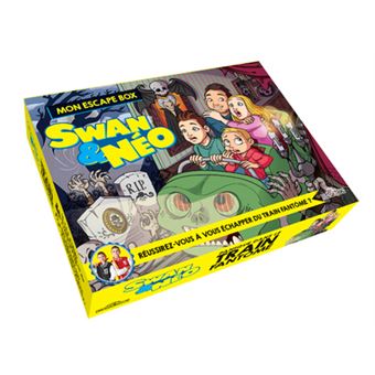 Swan Et Néo - Swan & Néo - Mon escape box - Panique dans le train fantôme - Escape game enfants - De 2 à 6 joueurs - 1