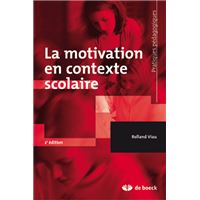 La motivation en contexte scolaire