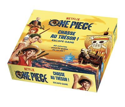 One Piece - Chasse au trésor - Nicolas Trenti - Larousse - Coffret - Jeux livres objets - Larousse