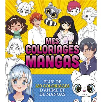 Mes coloriages mangas - Plus de 120 coloriages - 1