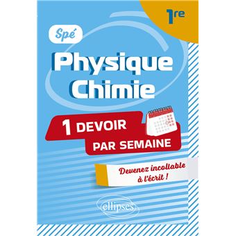Spé Physique-Chimie. Première