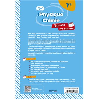Spé Physique-Chimie. Première