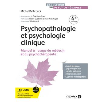 Psychopathologie et psychologie clinique